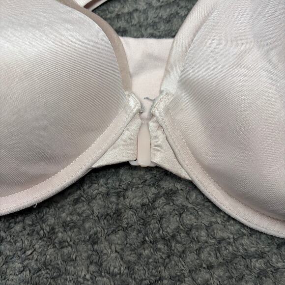 Vanity Fair Illumination Front Closure Underwire Bra 38DD Nude 3 Way Convertible - Picture 3 of 5